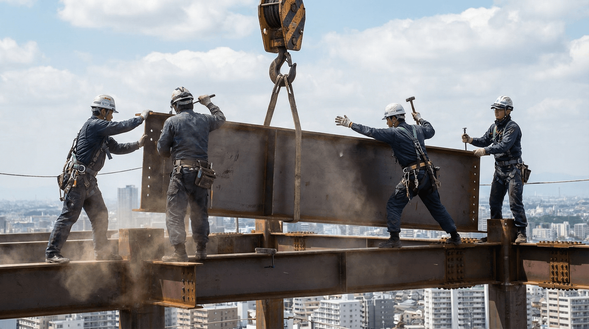 鉄骨建て方・重量物工事
